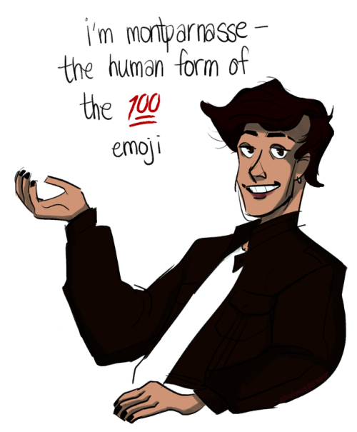 actualmontparnasse: a montparnasse for the anon who requested for him :))) when in doubt, quote b99.