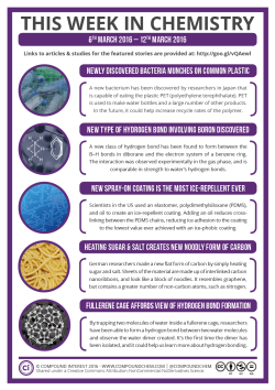 compoundchem:  This Week in Chemistry: Plastic-eating