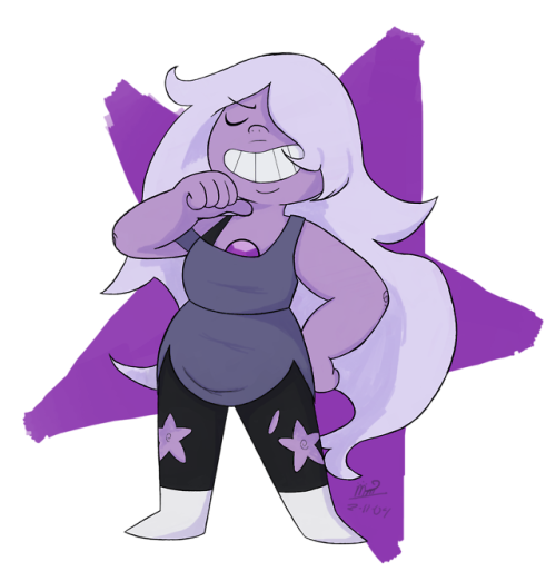 theatomicpumpkin:  I need even more happy Amethysts after finally watching the recent episode godDAMN