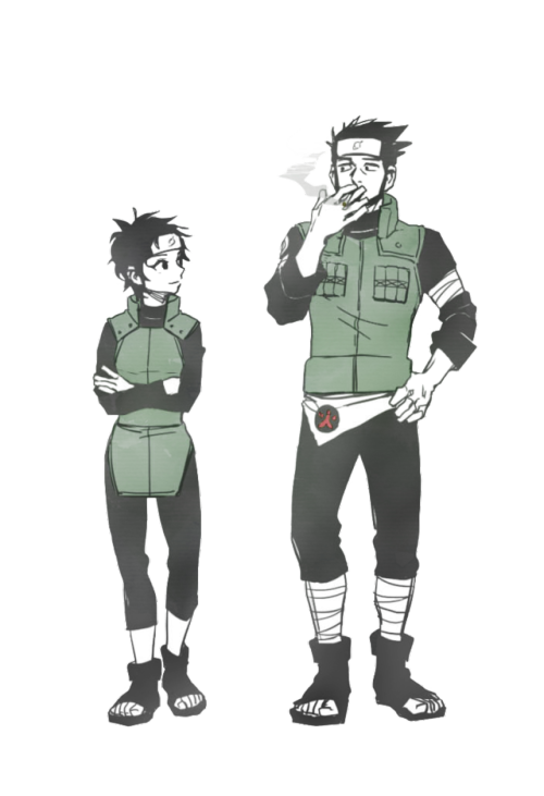 marcdjang:Asuma Sarutobi and his daughter