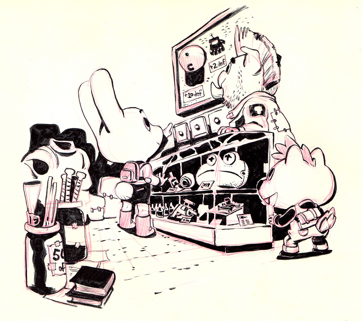 anthonyholden:  Is everyone playing Inktober this year? I’m posting my dailies