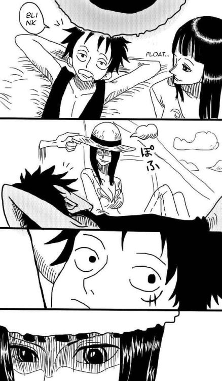 freckledbastard:  There I was, minding my own business when suddenly intense Luffy and Robin nakama feels hit me. That’s a lie. I always have feelings for these two. Only Friends Are Allowed To Touch Luffy’s Hat. 