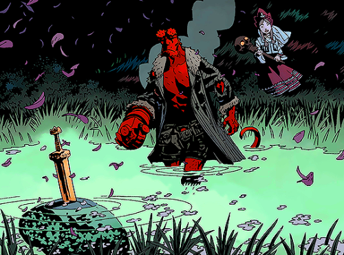 hellboysource:The Wild Hunt by Mike Mignola and Duncan Fegredo