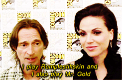  Robert Carlyle and Lana Parrilla - SDCC 2011 
