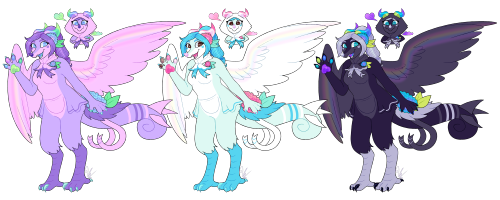 new girl got approved on discord, so here she is &lt;3she can change colors and has a whopping 3