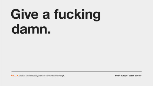 anayork:  dirtysmith:  I typically don’t reblog…but this fucking hits home   C’on! There’s better types than Helvetica, Helvetica it’s a safe type, risk something.