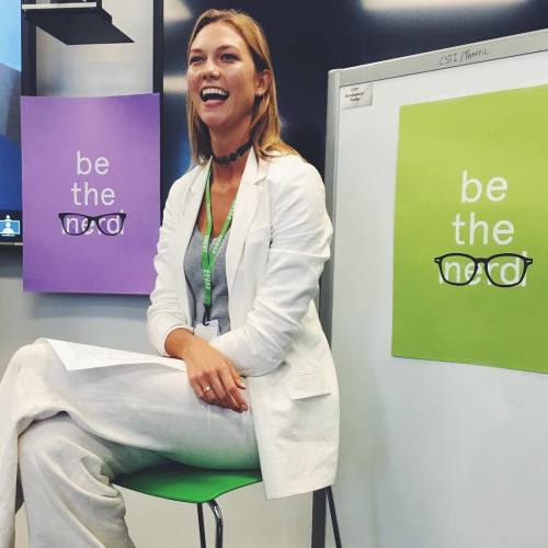 sunshinekarliekloss:  m_simpson: Karlie Kloss was kind enough to come to the office to speak about h