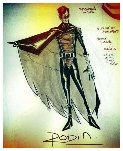 killjoys-and-idiots:Gerard Way’s artwork for a Batman miniseries pitch…..Simply Amazing. This guy ke