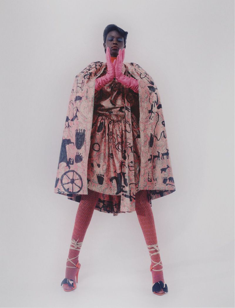 aleworldaddict:‘Aweng x Vivienne Westwood’  Aweng Chuol by Clark Franklyn for