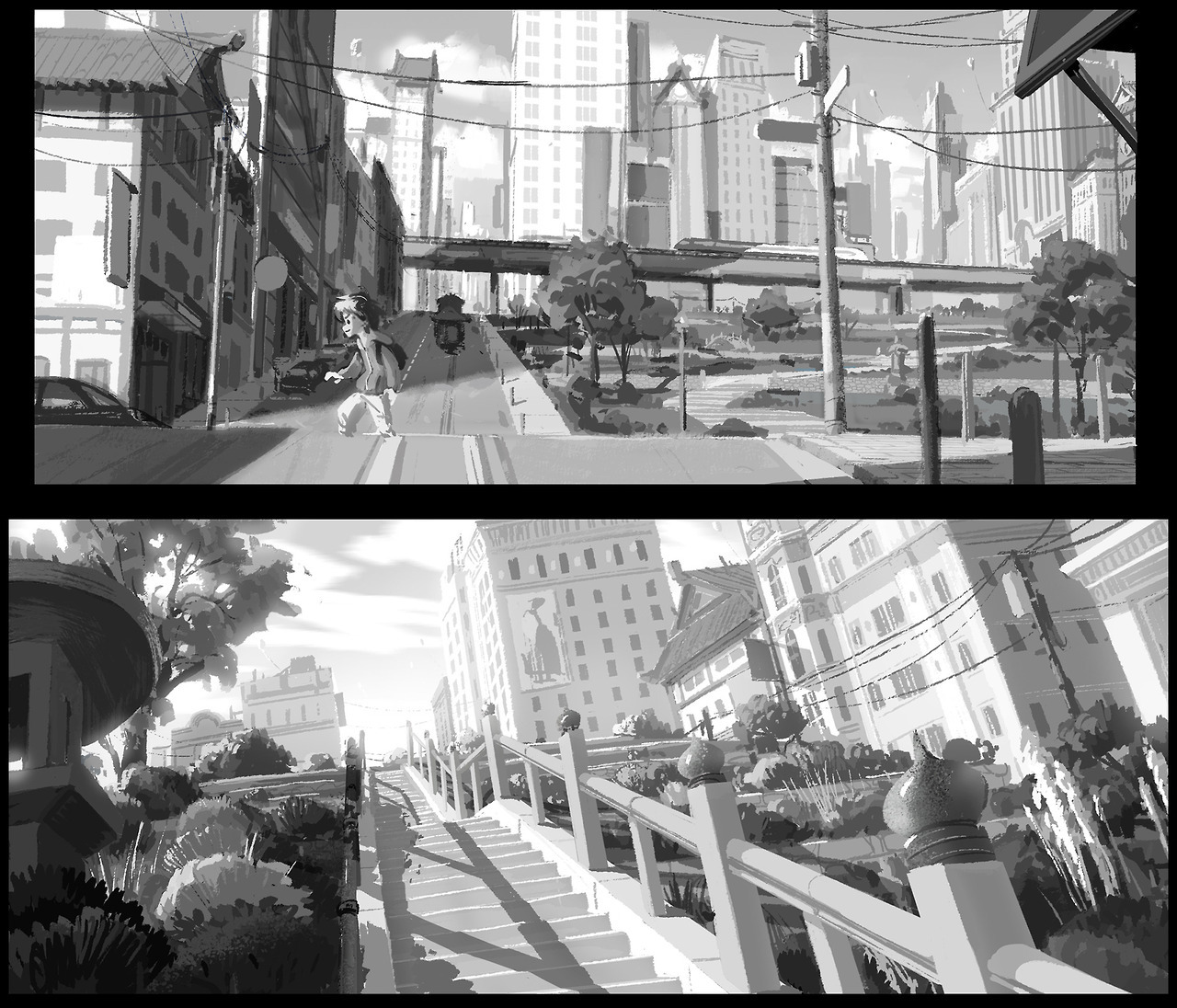 fuckyeahconceptart:Big Hero 6 concept art by Mingjue Helen Chen.