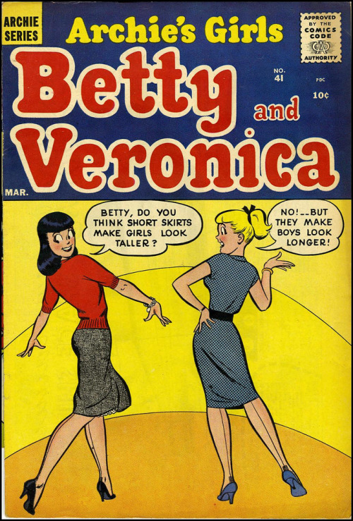 creepingirrelevance:  Betty and Veronica 