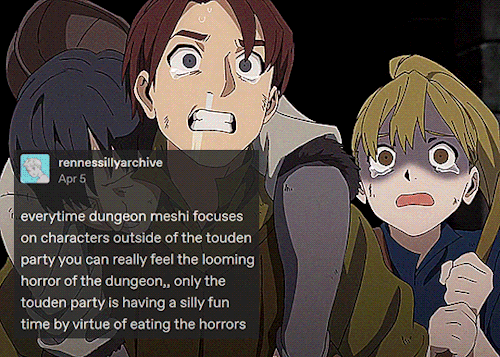 Dungeon Meshi + Text Posts