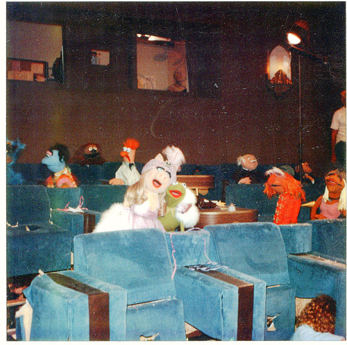 candid behind the scenes photos from The Muppet Movie circa 1978 via flickr.com