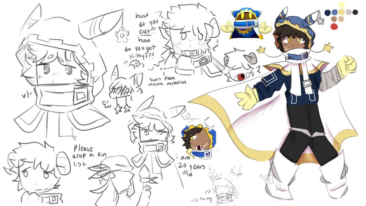 picture Kirby Magolor Gijinka magolor gijinka tumblr posts tumbral com