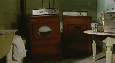 Mr. Mom (1983) Jack Butler (Michael Keaton) Created A Washing Machine Monster