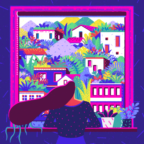 supersonicart: Yukai Du, GIFs. Marvelous and brilliantly colorful animated GIFs by British artist Yu