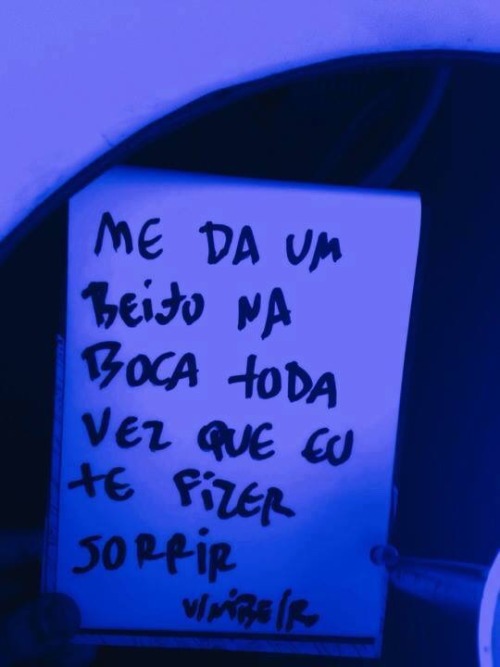 Ela é razão, expiração. E pela falta de atenção desculpa amor, te peço compreensão…