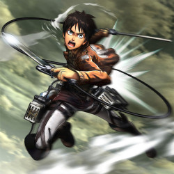 New visuals and screenshots (Combined with earlier ones) of Eren, Mikasa, and Armin in the upcoming   Shingeki no Kyojin   Playstation 4/3/VITA game by KOEI TECMO! Earlier announcements and screenshots are here.New details on the game include the ability