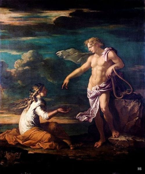 Salvator Rosa, Apollo and Sibyl of Ridges