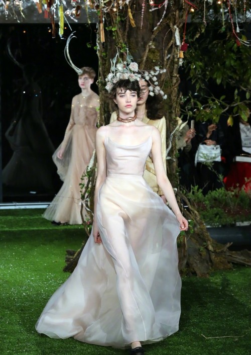 GRACE HARTZEL wearing CHRISTIAN DIOR Haute Couture S/S 2017 Tokyo