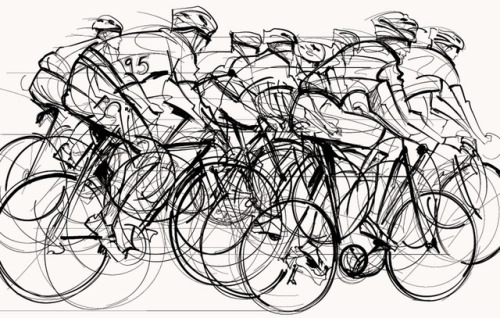 Bike Art sketch via: @generalbikestore, @apisonadora60 & bicycling.com