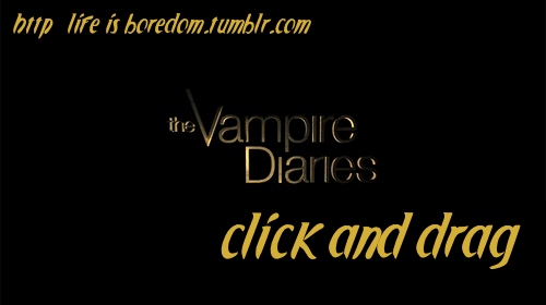 The vampire diaries click and drag