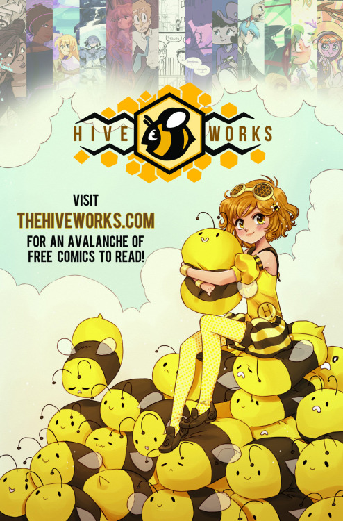 kinomatika:mynameismad:hiveworks: Adorable ad for the Hiveworks by Kadi Fedoruk - who doesn’t love p