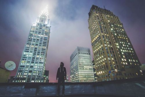 humzadeas:  On the roofs with Matt Saatchi.