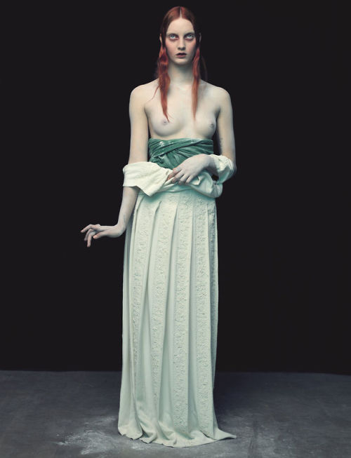 bodyfluids:Codie Young in “Arsenic Blues” by Nicolas Valois for The Wild #5 Spring 2014 