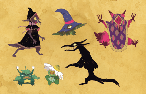 Wizard City character concept art by character & prop supervisor Becky Dreistadt