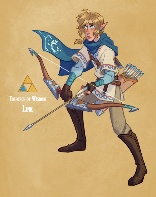fdevitart: What if in the next reincarnation, the Triforce pieces get swapped? I imagined this unlik