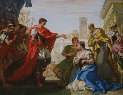 The Continence of Scipio by Sebastino Riccic. 1706oil on canvasArt Institute of Chicago