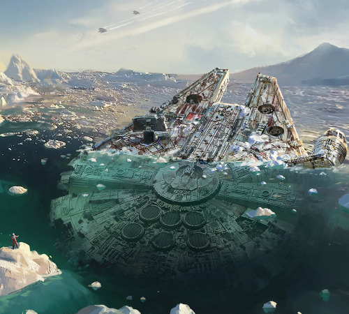cinemagorgeous - A Millennium Falcon rescue, as visualized by...
