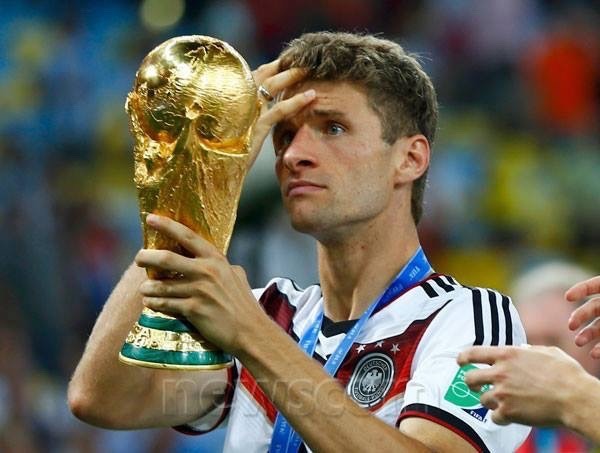 when you’ve just won the World Cup and you suddenly realize that you forgot to