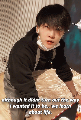 He Always Knows The Right Words To Say. Thank You Min Yoongi