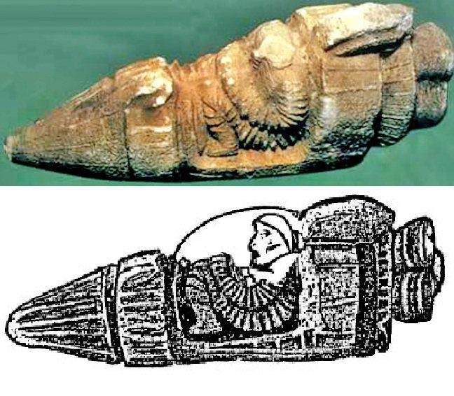 Ancient single-seat rocket-ship hidden away in the Istanbul Archaeology Museum in