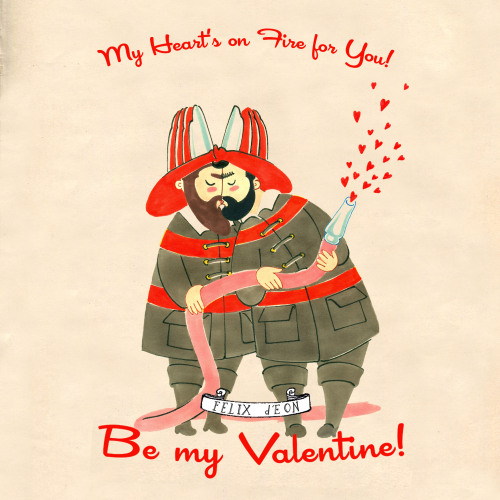 felixdeon: Happy Valentine’s Day! Live the adventure of love! A few queer Valentine cards in v