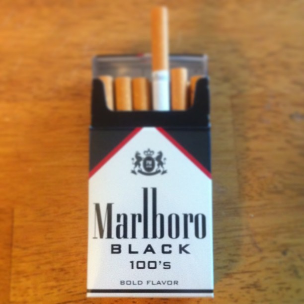Yummy #marlboro #black #100&rsquo;s