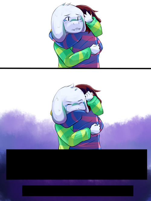 swadloo:  I don’t want to let go Merry Christmas I bring you emotions. I just really wanted to hug Asriel after that last conversation with him.   T ^T