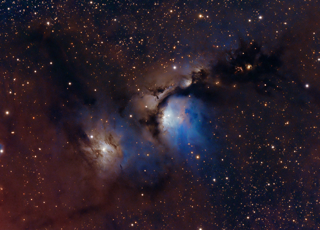just&ndash;space:Stardust and Starlight in M78 : Interstellar dust clouds and