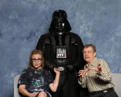 wilwheaton:  themarysue:  lootcrate:  gameraboy:  Awkward family photo via Reddit  The Force is strong with this family.  DAAAAAAAD, do we HAVE to??  OMG.