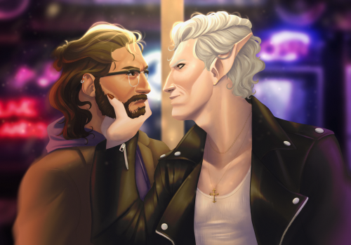 Come Now, Professor. Do I Look Like I Bite- Astarion Cant Help But Smirk As He Holds The Younger Mans