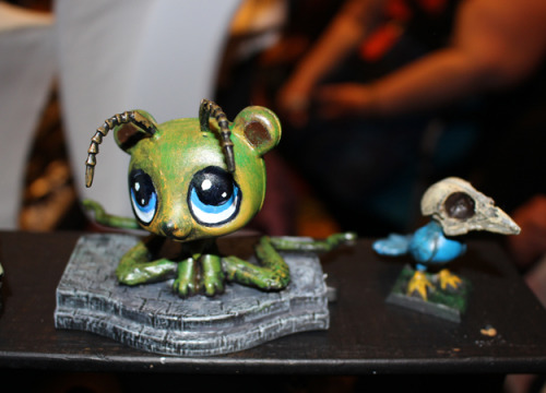 Littlest Pet Shop of Horrors mods by A. S. Koi at the Catatlyst Studios booth at Crypticon Seattle 2