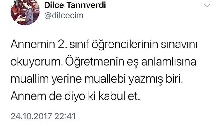 Annemin 2. sınıf...