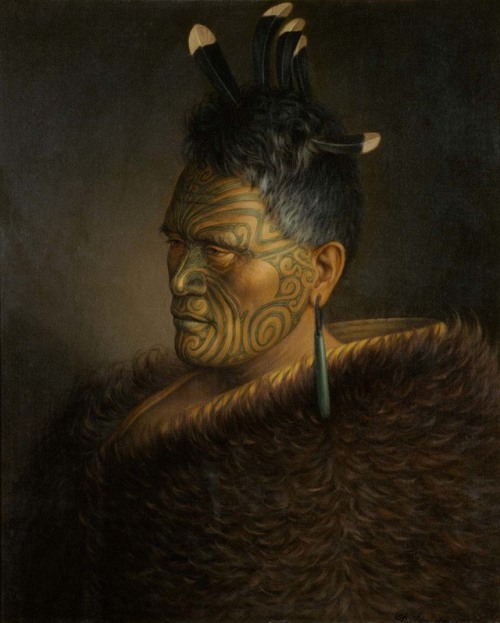 Maori portraits by Gottfried LindauerEru Tamaikoha Te Ariari, 1903Hinekura of Te Reinga, Hawkes BayI