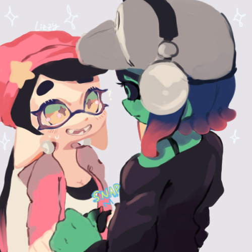 yuureirakuen: i was drawing callie once and put on her agent shades but I felt that she most likely 