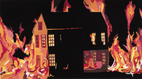 Badlands (Dollhouse on fire), 2012Francesca Gabbiani