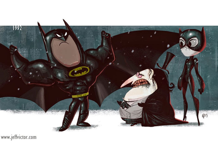 jedavu:  The Evolution of Batman Films, IllustratedJeff Victor, Los Angeles-based