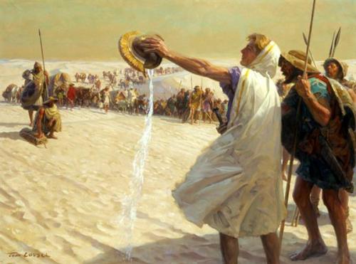 hierarchical-aestheticism: Tom Lovell, Alexander the Great refusing water in the desert