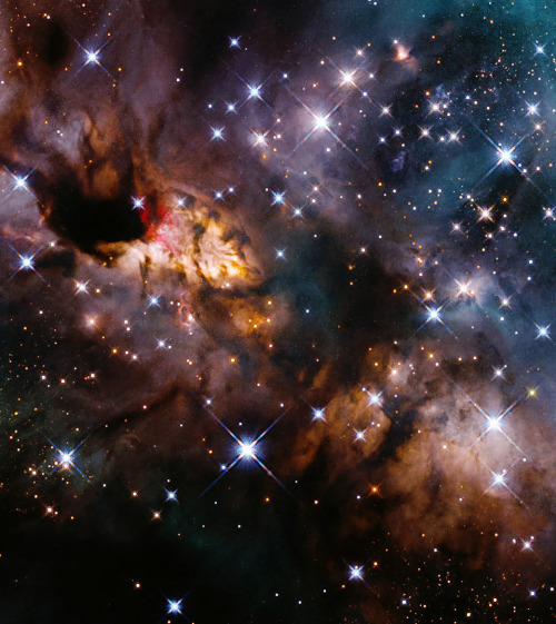 spacewonder19:  IC 4628 Celestial Prawn drifting through the cosmic deep  